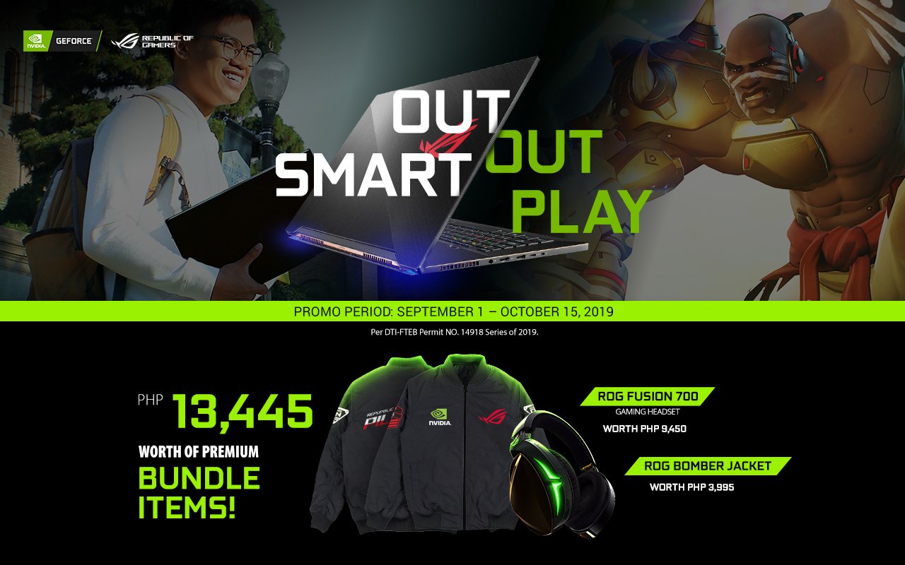 Asus Rog Is Giving Away Limited Edition Rog Pilipinas Bomber Jacket And Other Premium Items On Purchase Of Select Rog Laptops Withg Out Smart Out Play Promotion Dageeks Com