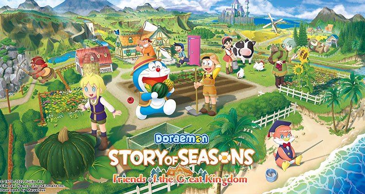 Doraemon Story of Seasons Friend of the Great Kingdom Header Image