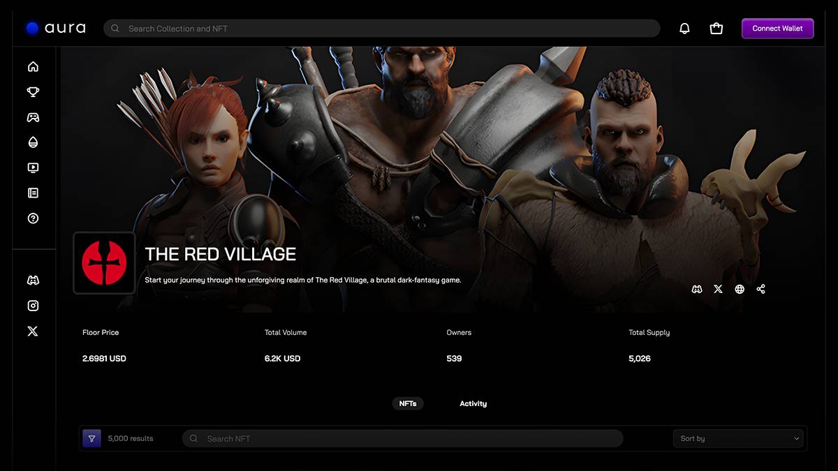 Filipino Gamers Get P2E Perks with Aura and The Red Village Partnership - The Red Village Image