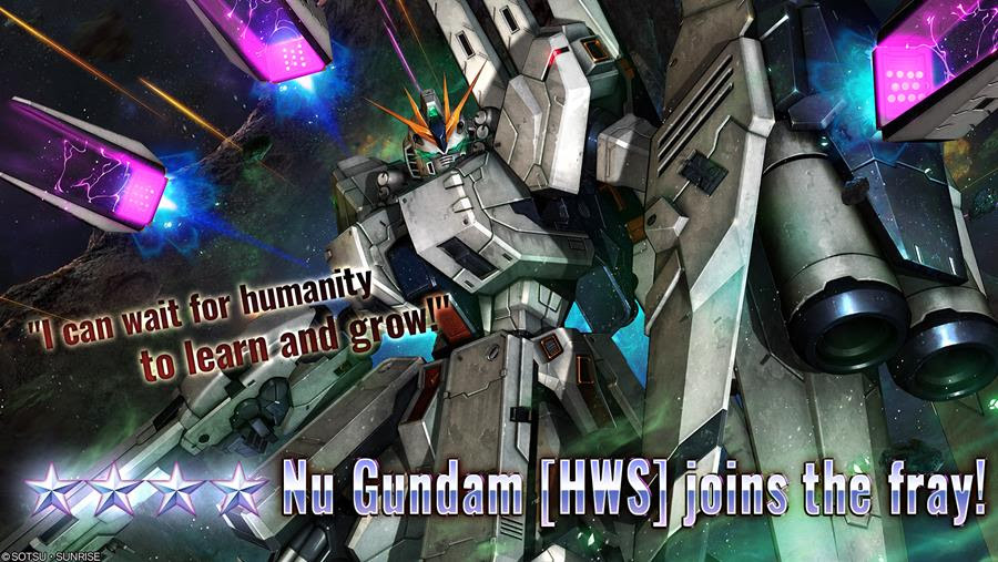 MOBILE SUIT GUNDAM BATTLE OPERATION 2 Celebrates 1st Anniversary with Massive Campaign! Nu Gundam