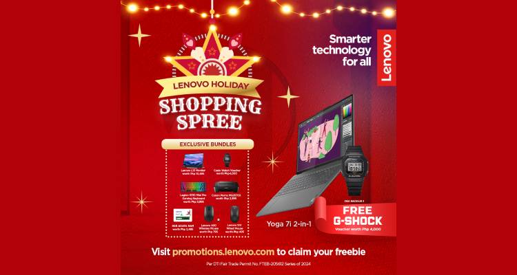 Lenovo Launches Holiday Shopping Spree Promo with Exciting Freebies Header Image