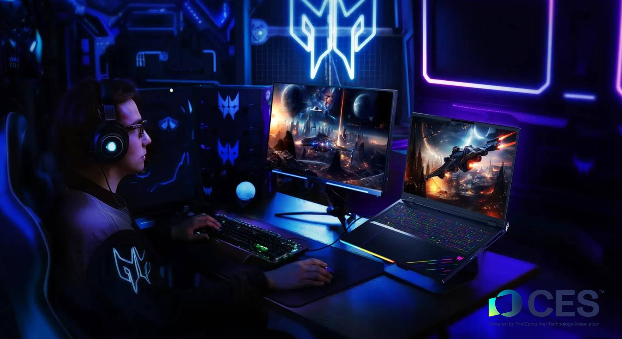 Acer Reveals Powerful Predator Gaming Laptops and 5K Monitor at CES 2025 Header Image