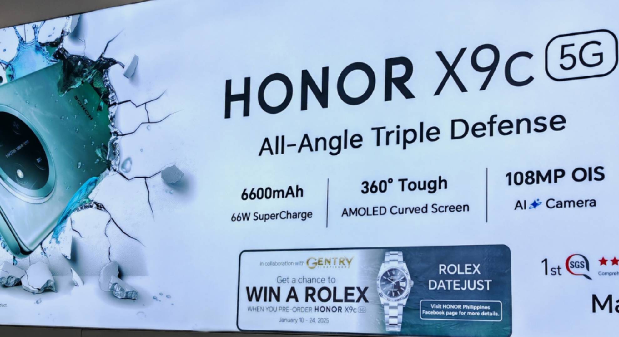 Get a Chance to Win a Rolex Watch by Pre-ordering the HONOR X9c 5G Header Image